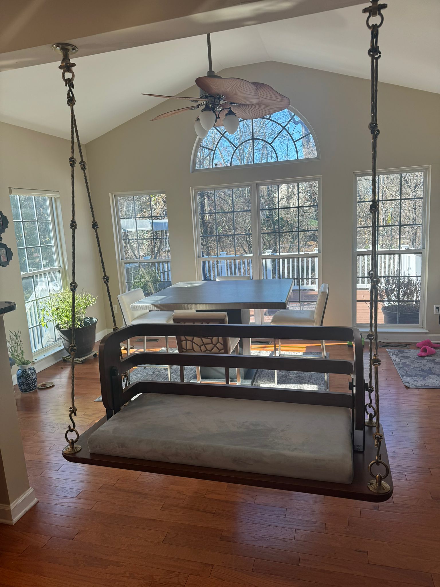 2 Nordic wooden Swing