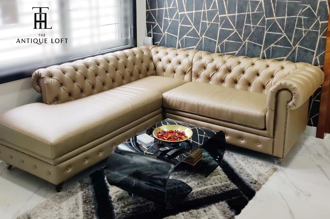 35 Chesterfield Sectional sofa