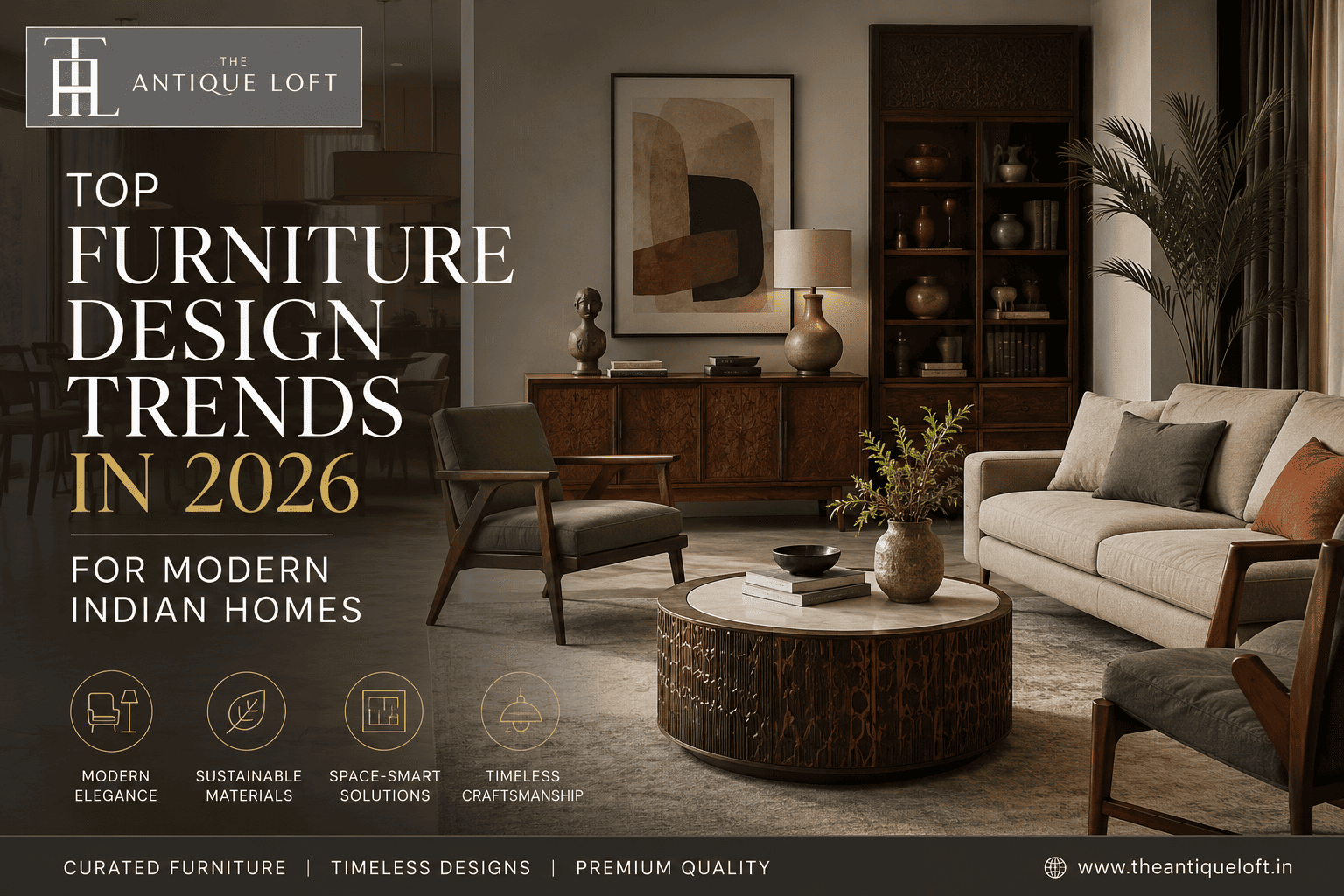 Top Furniture Design Trends in 2026 for Modern Indian Homes