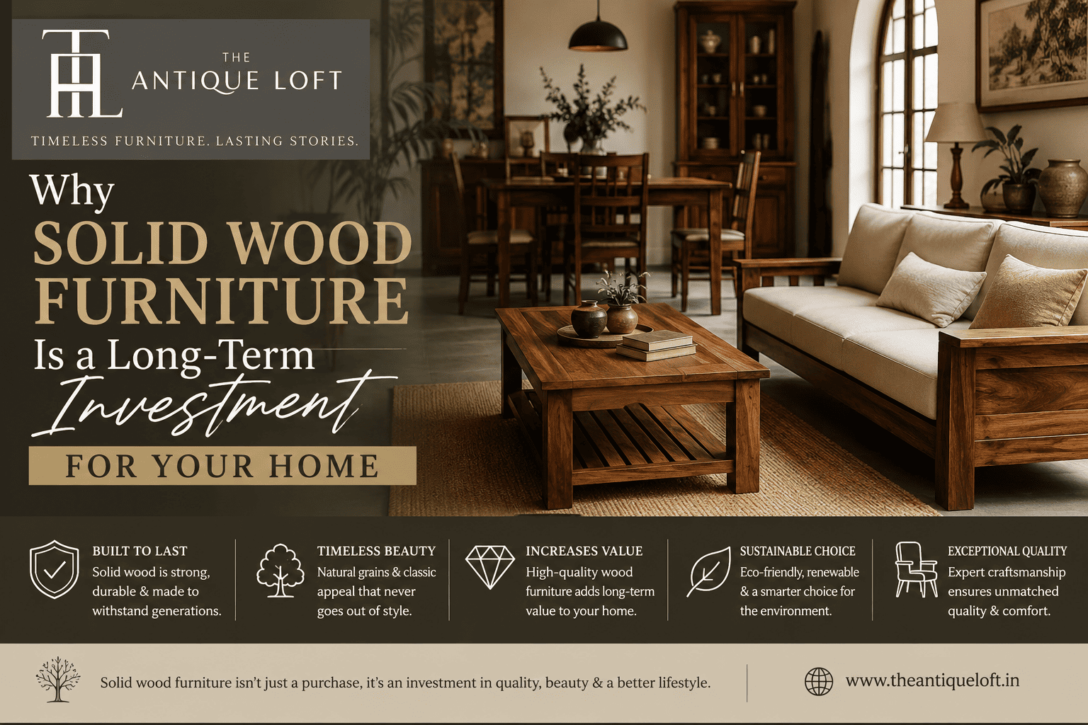 Why Solid Wood Furniture Is a Long-Term Investment for Your Home